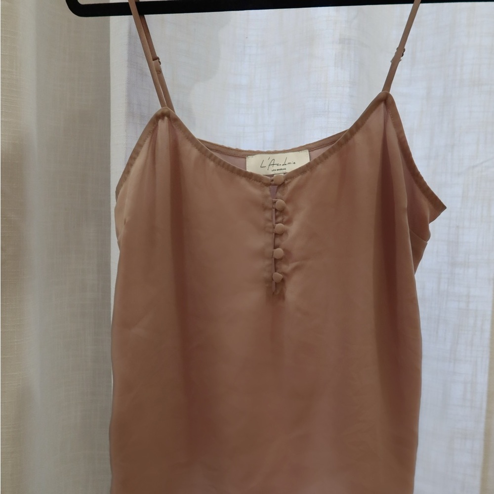 L'Academie Brown Camisole Top